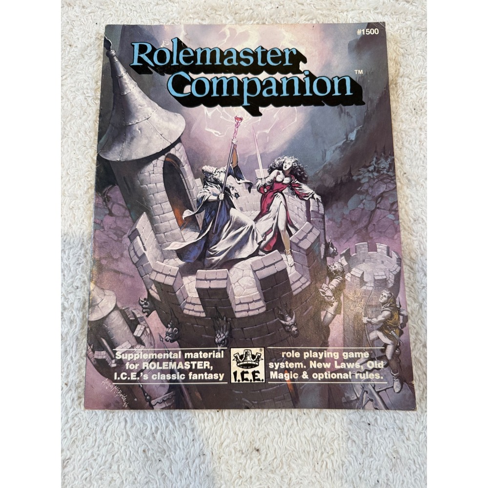 Rolemaster Companion I ICE 1500 2nd Ed 1987 Iron Crown Enterprises RPG